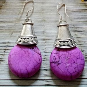 Sterling silver purple stone